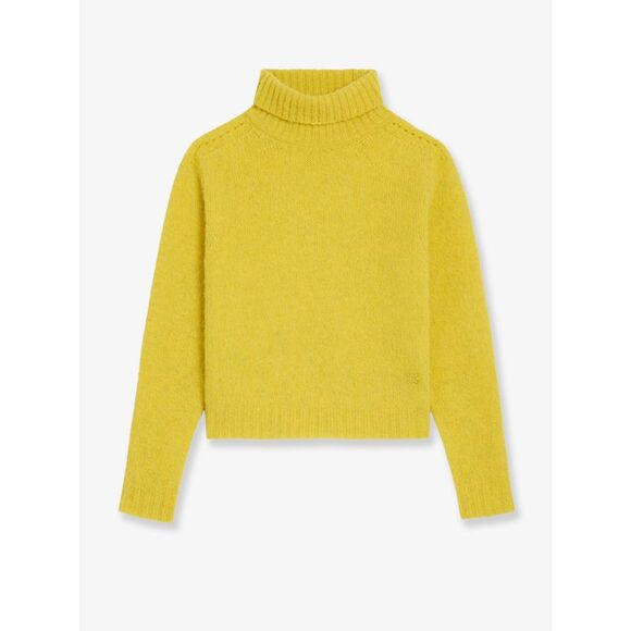 Celine Women Wool Turtleneck With Triomphe Embroidery - Picture 1 of 3